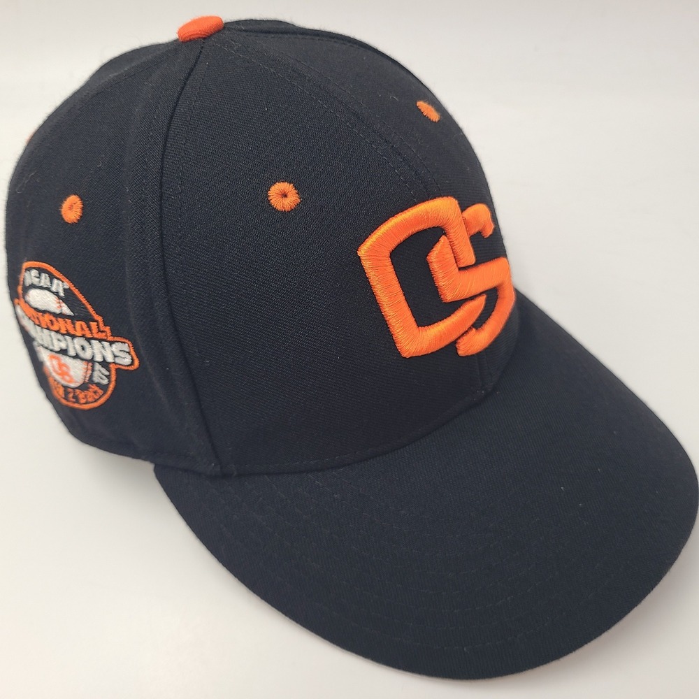 Oregon State Beavers Hat Fitted 7 1/8 Black NCAA National Champions 2006 2007